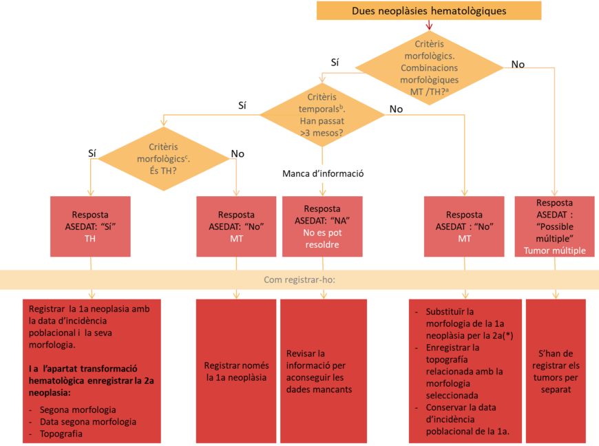 Algorisme per discernir, davant dues neoplàsies hematològiques, si es tracta d'una transformació hematològica.png